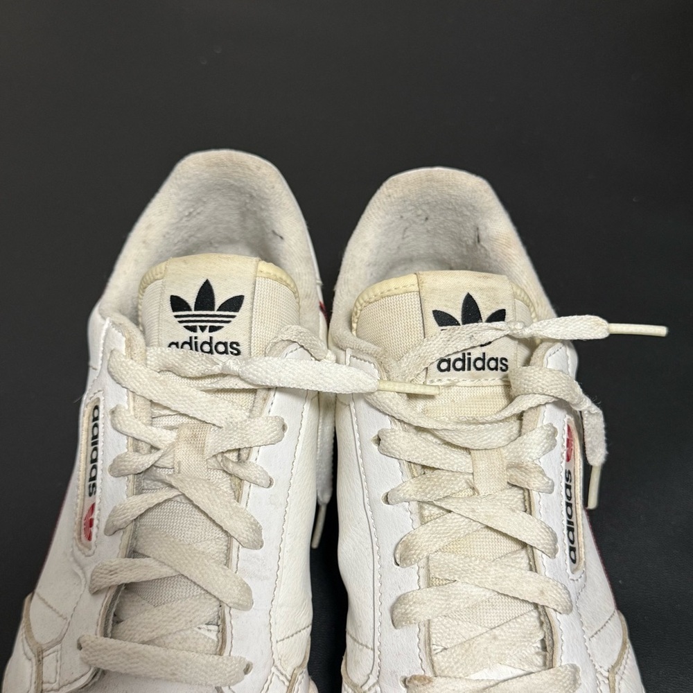 Adidas White Sneakers with Red and Black Details - Picture 5 of 8